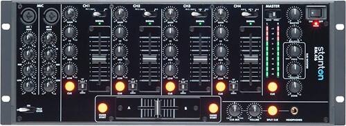 Front Standard. Stanton - 4-Channel 19" Mixer - Black.