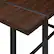 Alt View 32. Walker Edison - Industrial Dining Set with 2 Benches - Dark Walnut.