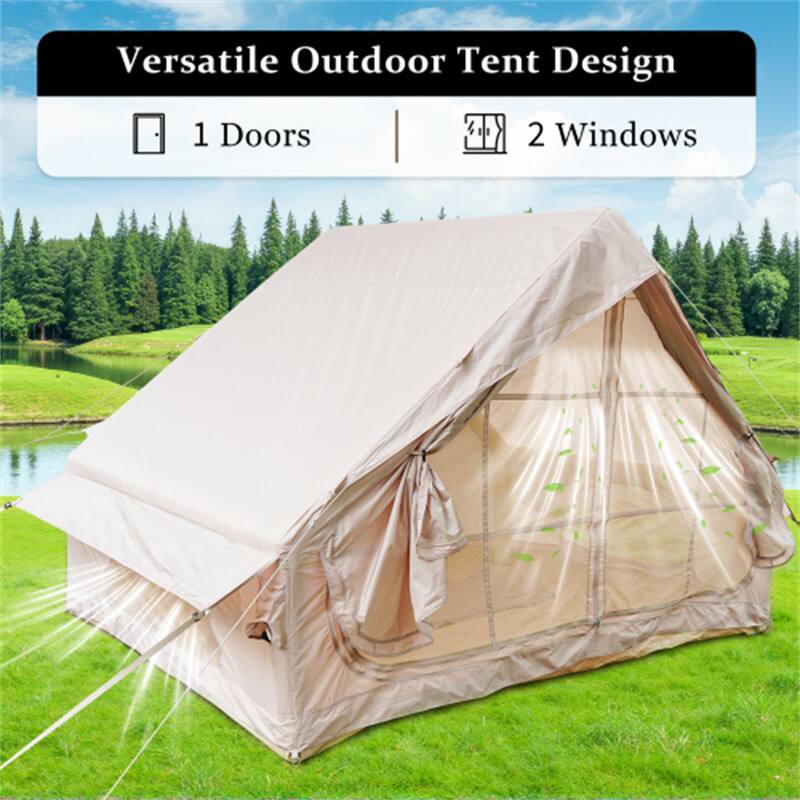 Versatile Outdoor Tent Design  
1 Door  
2 Windows