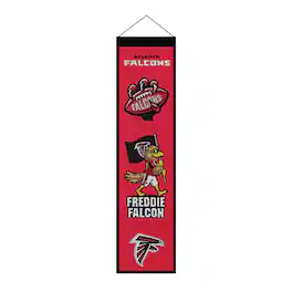 Sporticulture - Atlanta Falcons 8" x 32" Icons Banner - Multicolor
