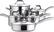 Front Standard. Farberware - Millennium Cookware Set - Stainless-Steel.