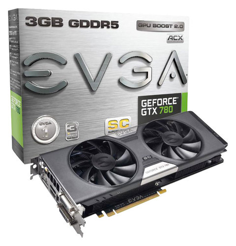  EVGA - NVIDIA GeForce GTX 780 SC 3GB GDDR5 PCI Express 3.0 Graphics Card