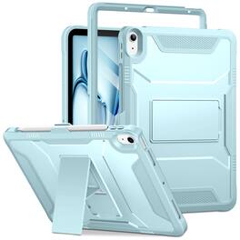 DTTO - iPad Air 11 Case for M3/M2 (2024-2025), iPad Air 5th/4th Gen (2022/2020), with Screen Protector & Kickstand - Ice Blue