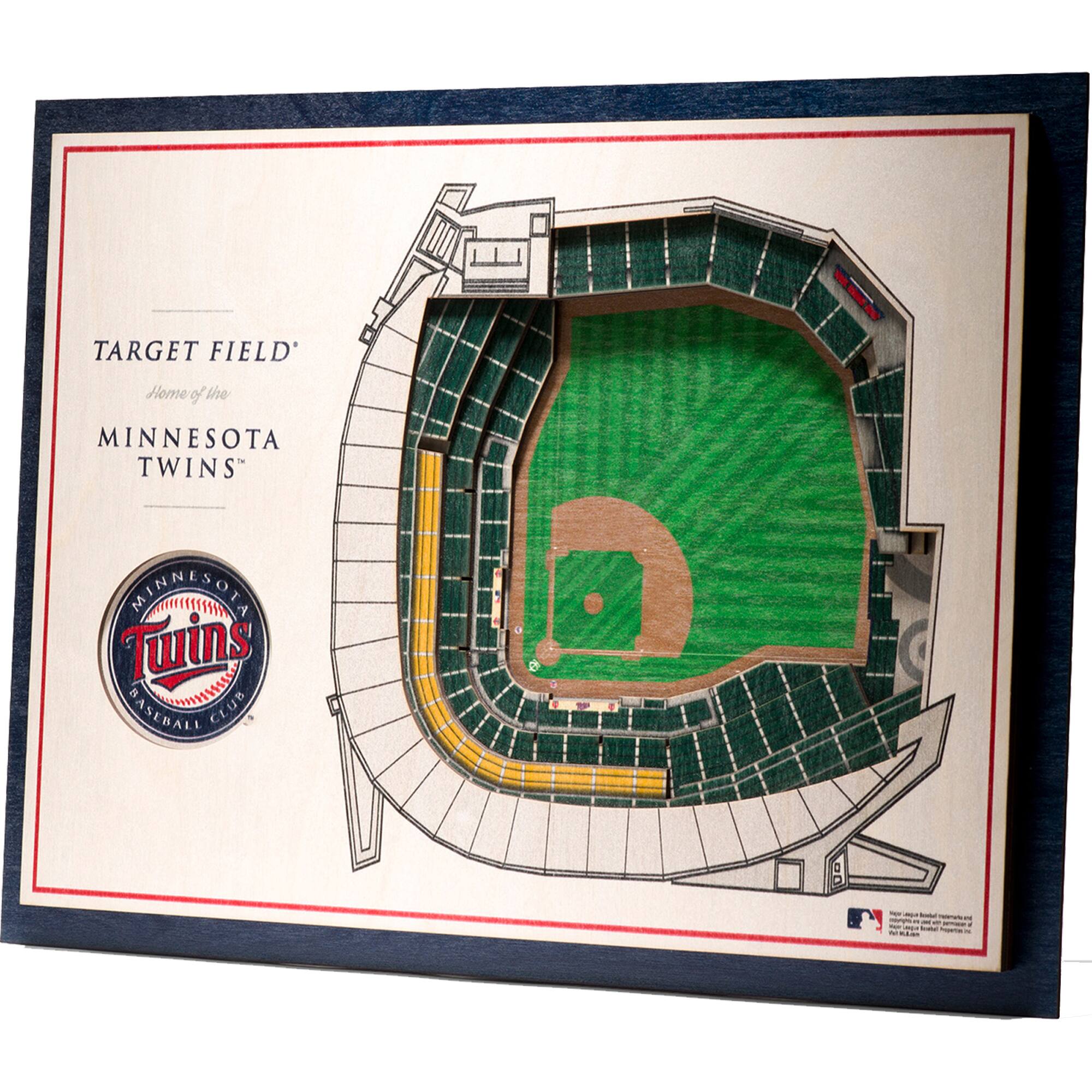 17'' x 13'' 5-Layer 3D StadiumViews Wall Art