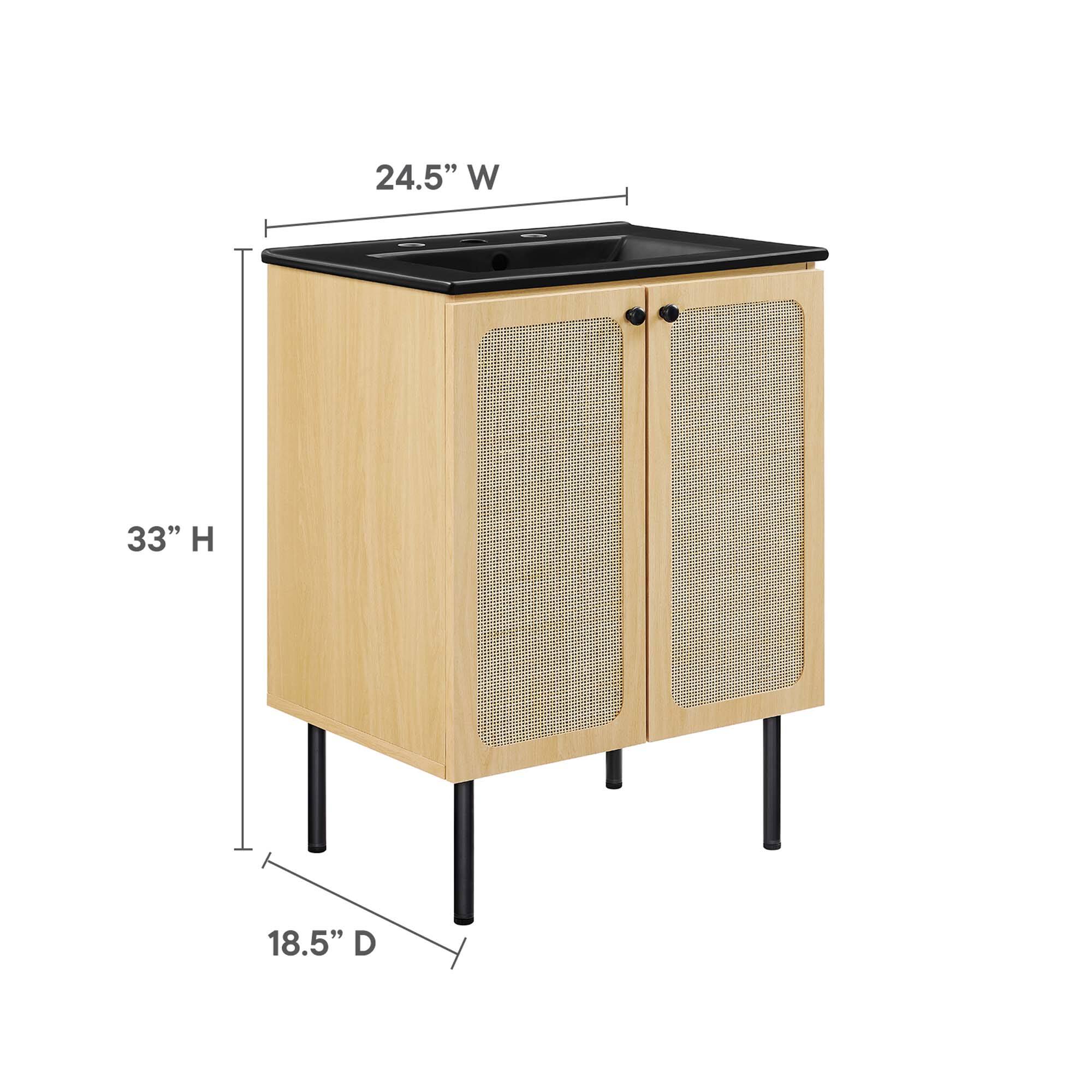 24.5" W x 33" H x 18.5" D