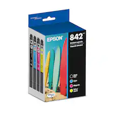 DESIGNED EXCELLENCE
EPSON 842 Standard-capacity
Capacité standard 842
842 TM/MG
CHICKEN 842
842 Back
Nic Car TM/MG
TM/ME BK
Magenta C Jaune
DURADO Ultra NK
Black Noir
Cyan Magenta Yellow Jaune