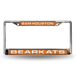 Rico Industries - Sam Houston State Bearkats Chrome Metal Laser Cut License Plate Frame - Multi