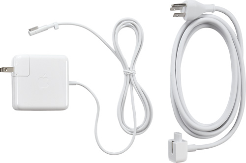Kriminel ledig stilling Selv tak Apple MagSafe 60W Power Adapter for MacBook® and 13" MacBook® Pro White  MC461LL/A - Best Buy