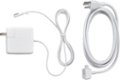 Front. Apple - MagSafe 60W Power Adapter for MacBook® and 13" MacBook® Pro - White.