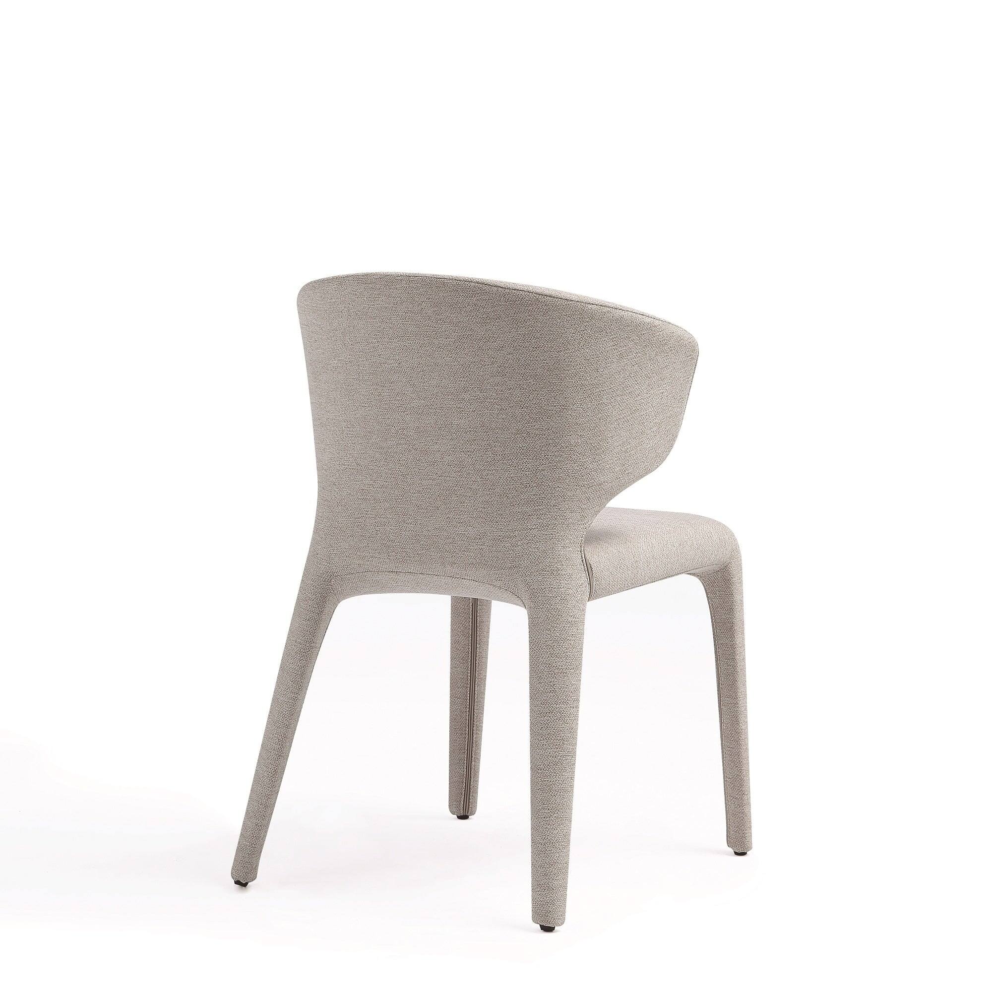 Alt View 3. Manhattan Comfort - Conrad Mid-Century Modern Upholstered Dining Chair - Set of 2 - Wheat.
