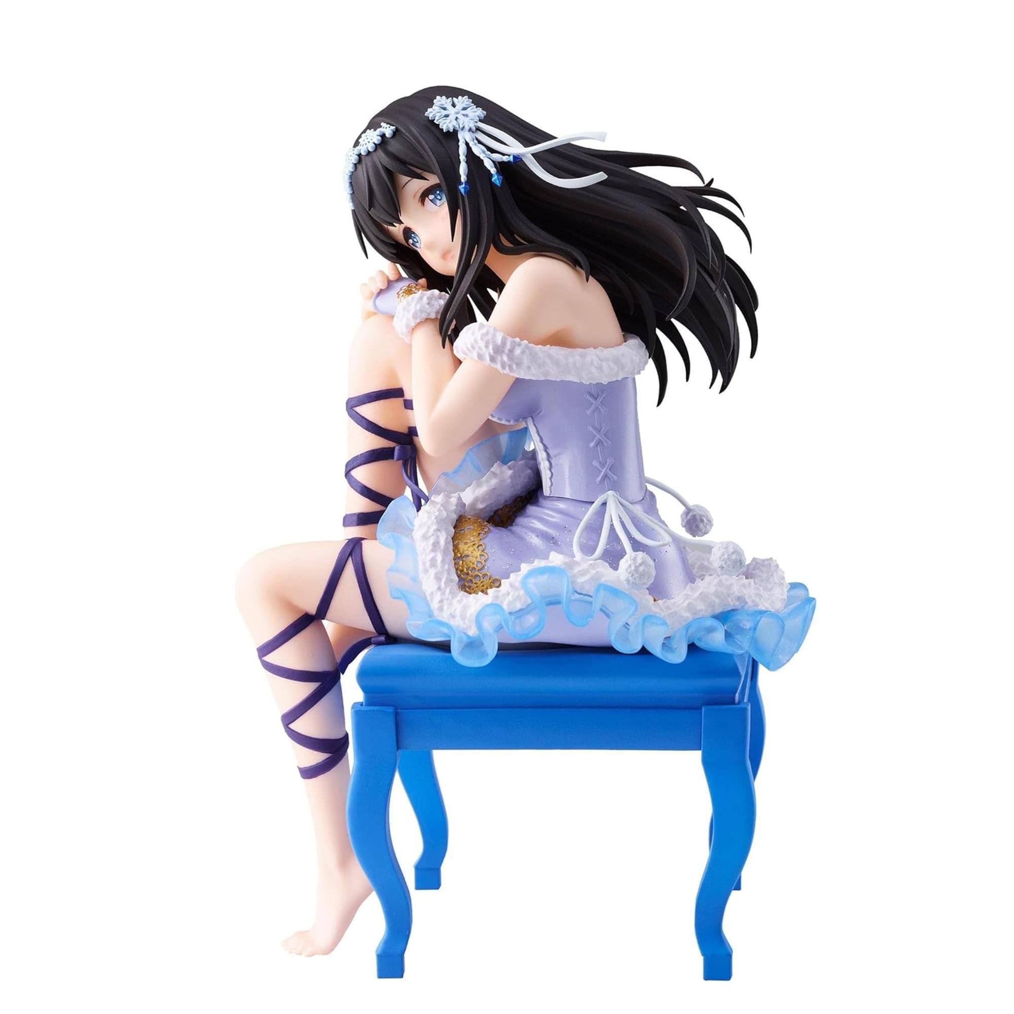Alt View 1. Banpresto - Idolmaster Cinderella Girls Espresto Fumika Sagisawa | Dressy & Attractive Pose - Blue.