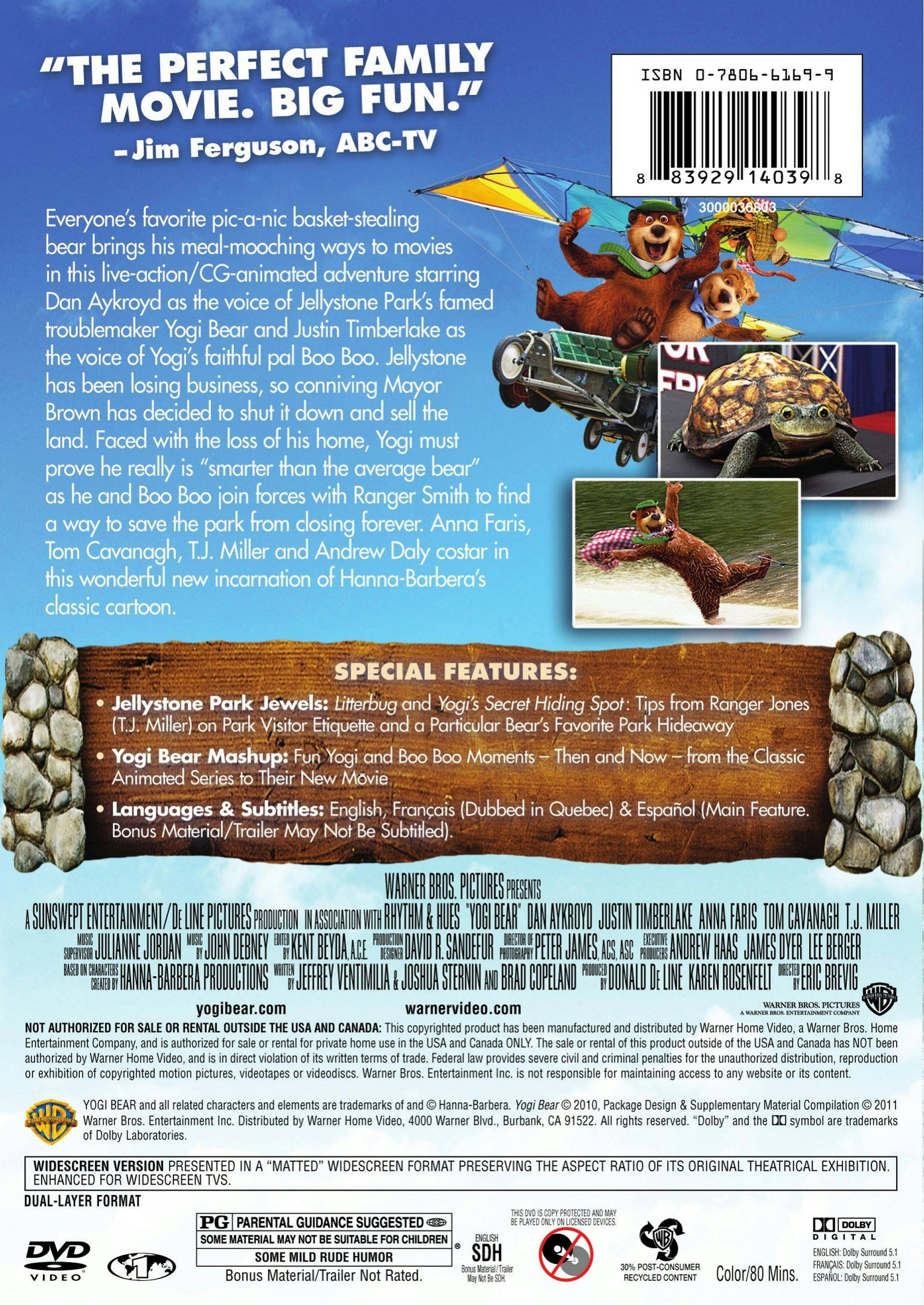 Angle. Yogi Bear [DVD].