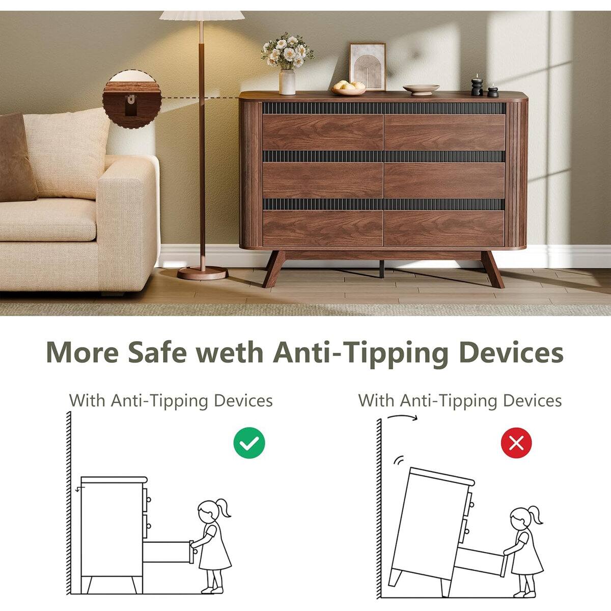 More Safe with Anti-Tipping Devices

With Anti-Tipping Devices

With Anti-Tipping Devices
