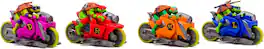 Teenage Mutant Ninja Turtles - Backflip Riders 4-Pack