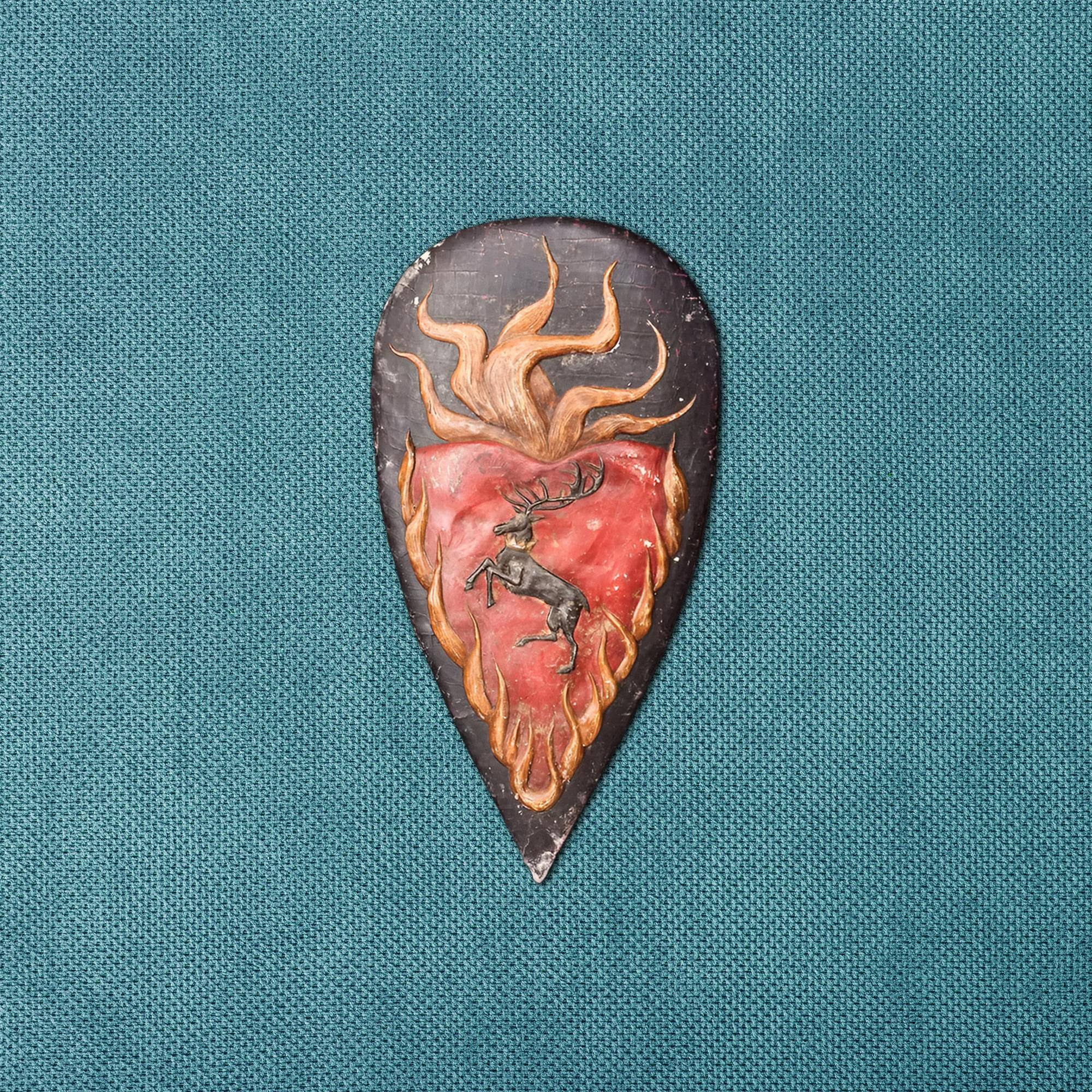 Alt View 1. Dark Horse Comics - Game Of Thrones Shield Metal Pin Stannis - Black.