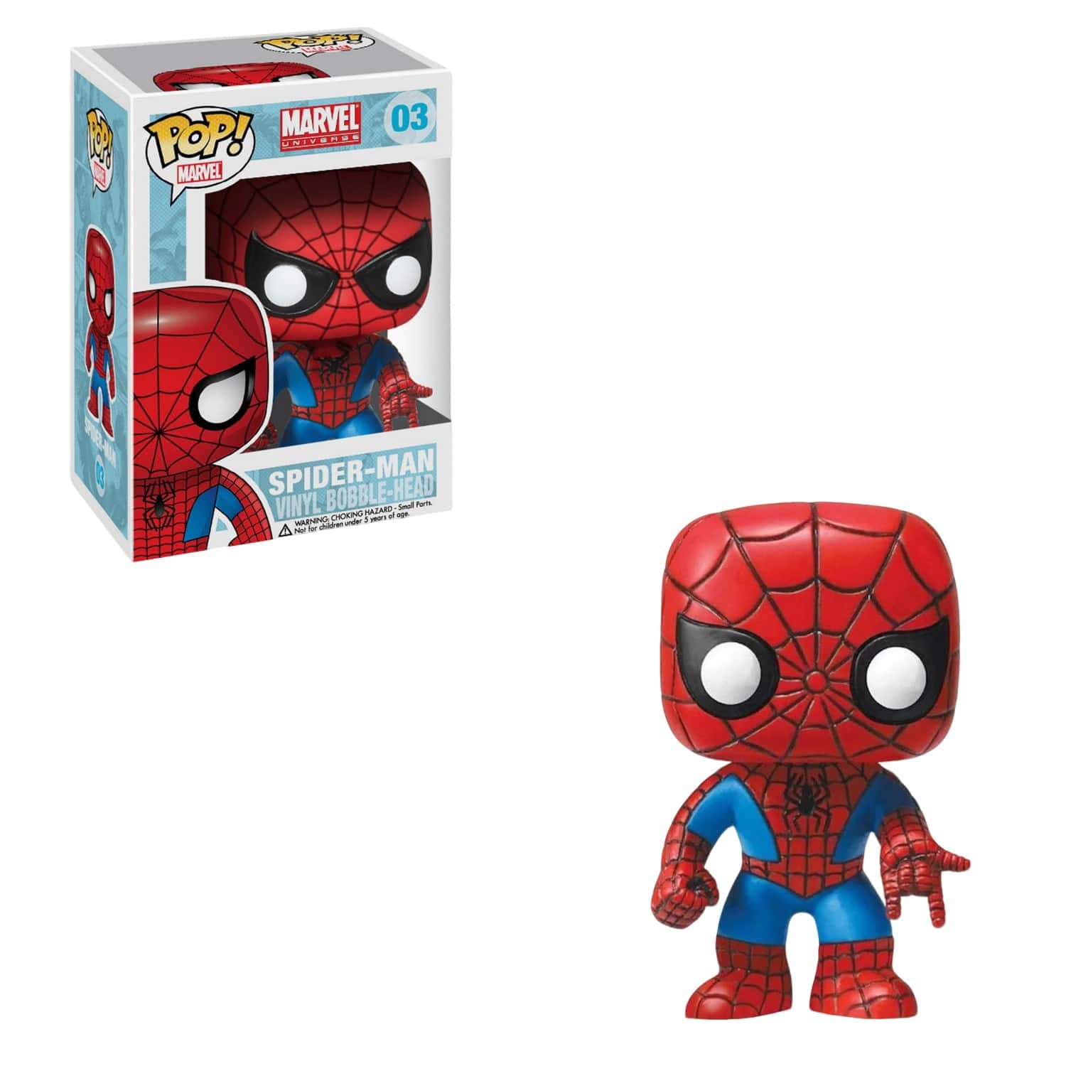 MARVEL 03 1 POP! MARVEL UNIVERSE SPIDER-MAN BOBBLE-HEAD VINYL FIGURE
