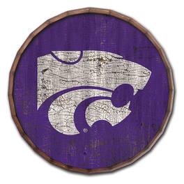 Fan Creations - Kansas State Wildcats 24" Cracked Color Barrel Top Sign - Multicolor