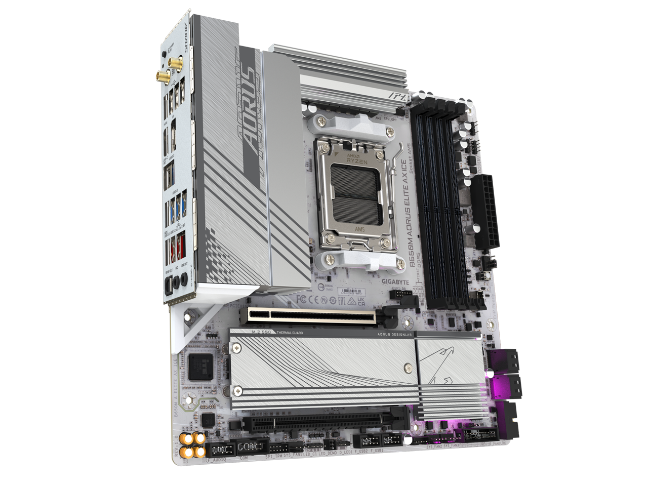 AP I 8 | AORUS I beat I - I IZ A -1 AMS AH2 RYZEN AXICE 1830 ELITE AMS AORUS BM 8658M DORS GIGABYTE MIDL PCE UK CR 1 2 RA TERM SUATE AUUS DESIONLAS E I A.X P ELITE - B650M .. 0 ATE gut COR: : 10  0 1AA H.: SK.. LED1 18  TANE