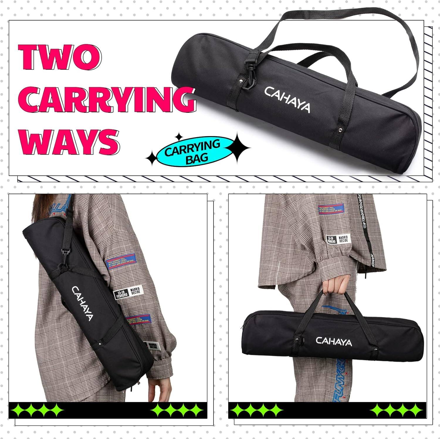 TWO CARRYING WAYS  
CARRYING BAG  

CAHAYA