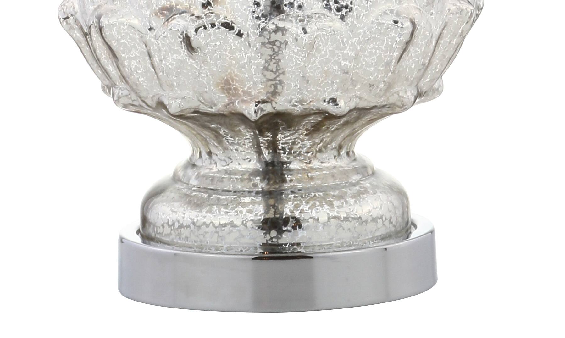 Alt View 5. Jonathan Y - Artichoke 25.5" Glass LED Table Lamp, Mercury Silver (Set of 2) - Silver.