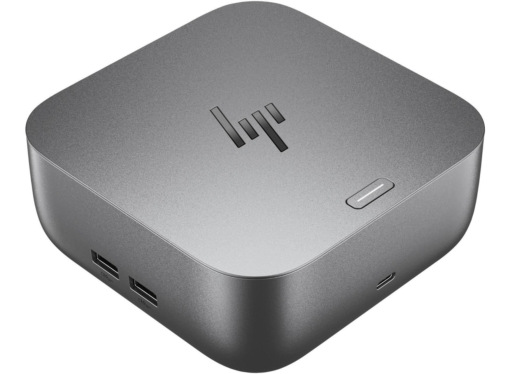 Left. HP - HP Thunderbolt 4 Ultra 280W G6 Dock - for Notebook, Desktop PC - Charging Capability - 330 W - Thunderbolt 4 - 4.
