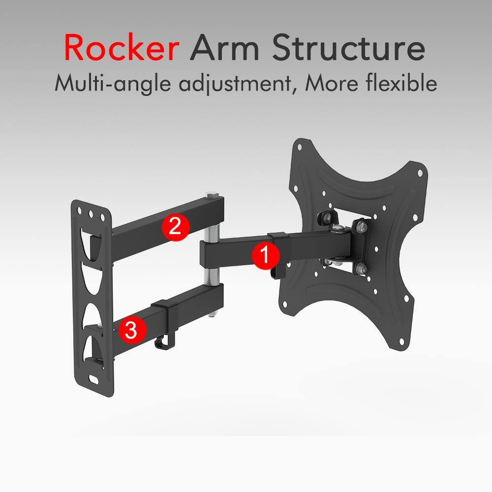 Rocker Arm Structure  
Multi-angle adjustment, More flexible