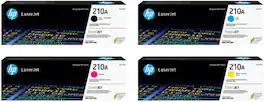 HP - 210A Toner Cartridge 4-Pack - Black | Cyan | Magenta | Yellow