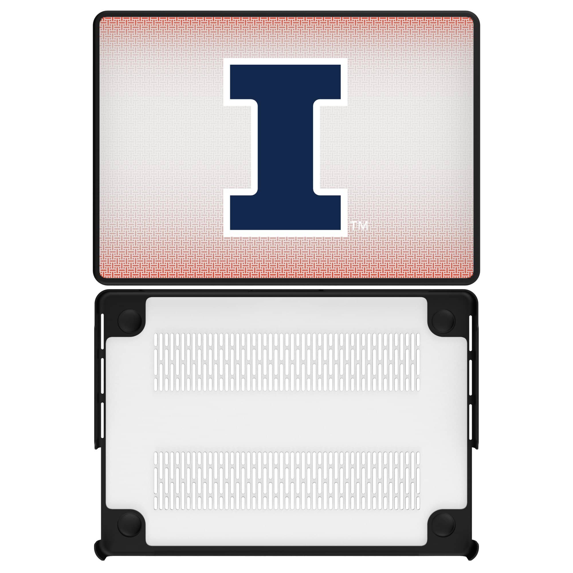 Keyscaper - Illinois Fighting Illini Linen MacBook Case - Pro 13 in - Multicolor