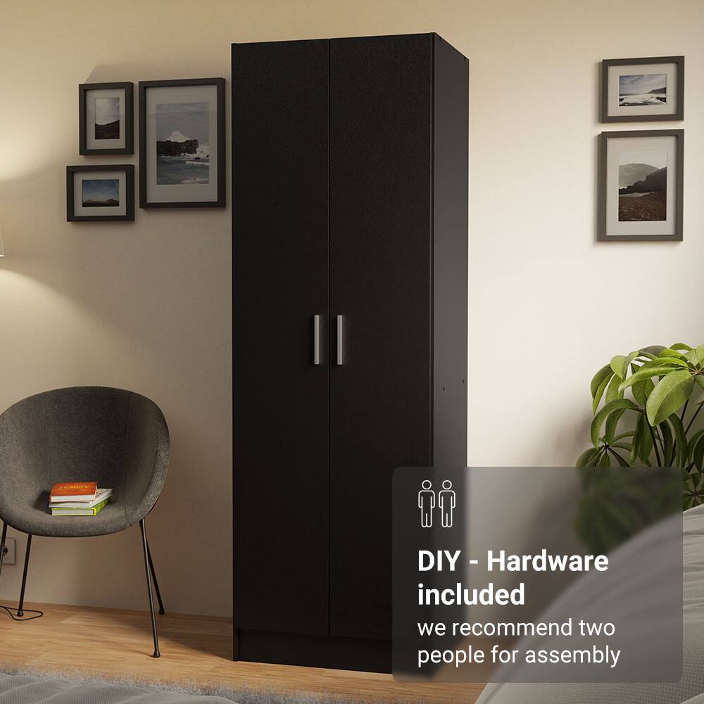 DIY - Hardware included  
we recommend two people for assembly