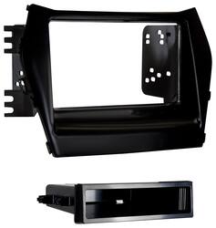 Metra - Dash Kit for Select 2013-2018 Hyundai Santa Fe Santa Fe DIN - Black - Front_Zoom