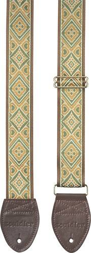 Front Standard. Souldier - Sage and Cinnamon 2" Guitar Strap - Nutmeg.