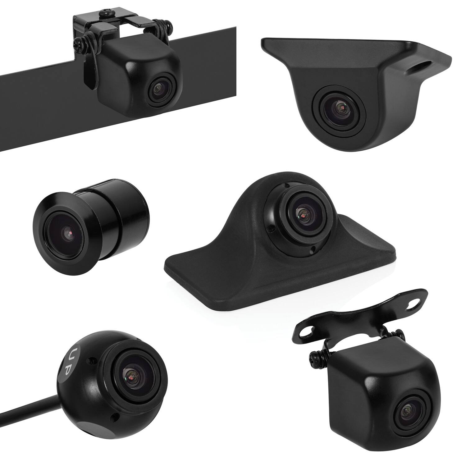 Front. BOYO - Boyo Vision Vtk601hd Vtk601hd Universal 170deg Backup Camera With 6-in-1 Mounting Options - Black.