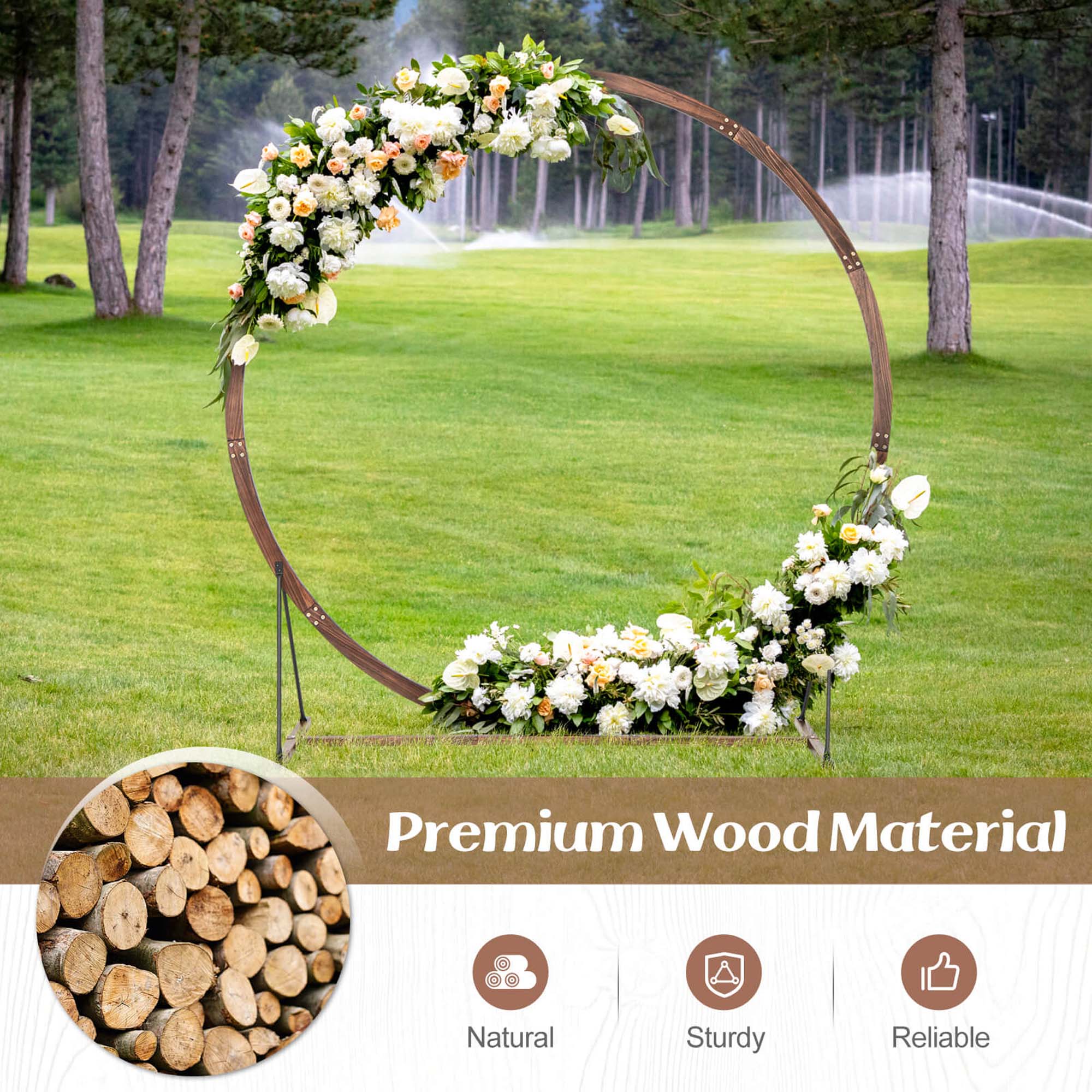 Premium Wood Material Natural Sturdy Reliable