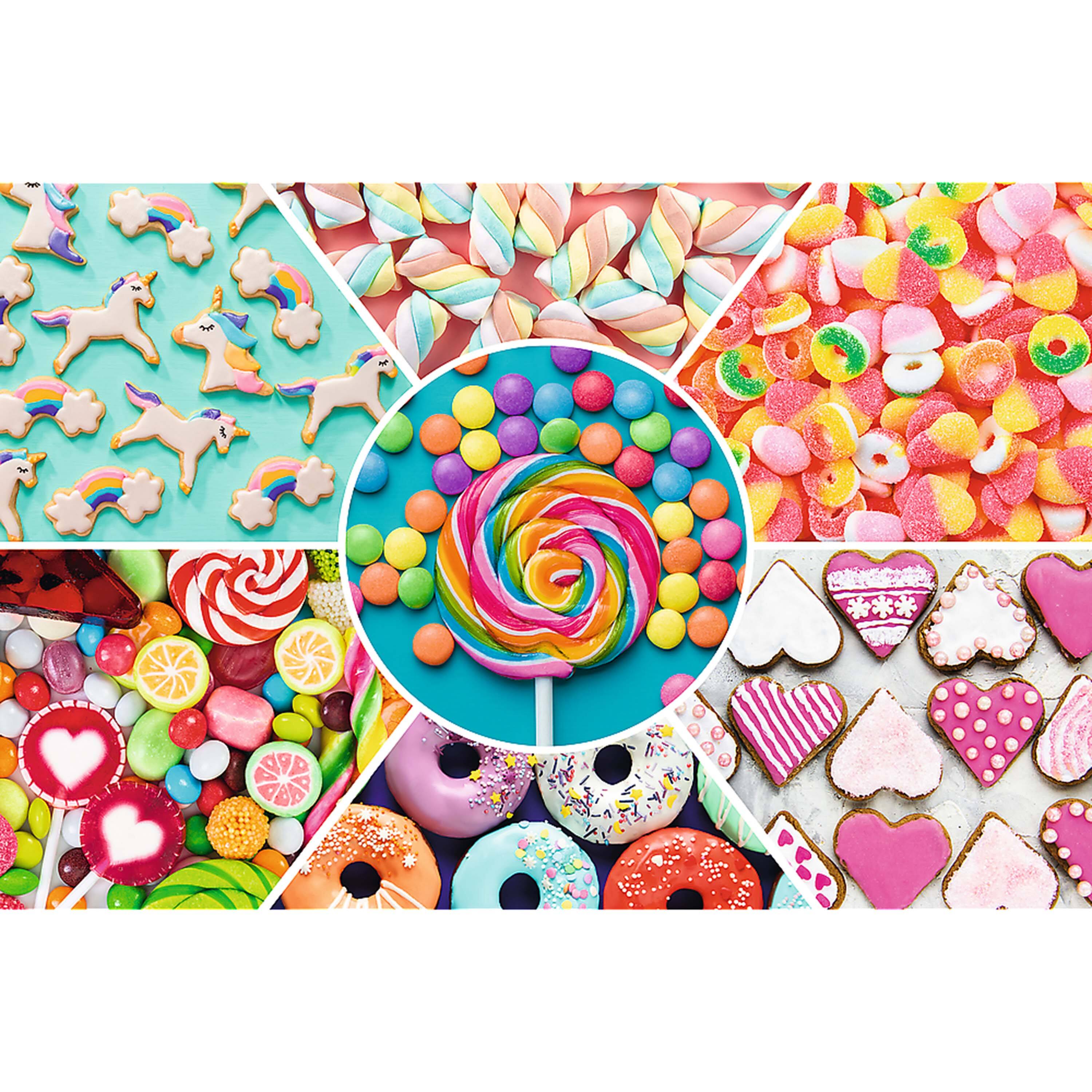 Angle. Trefl - Trefl Red 300 Piece Kids Puzzle - Sweets.