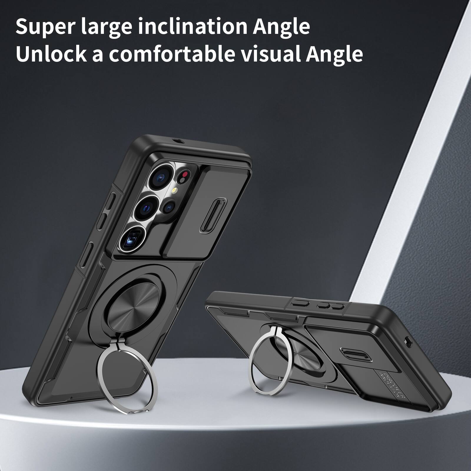 Super large inclination Angle  
Unlock a comfortable visual Angle