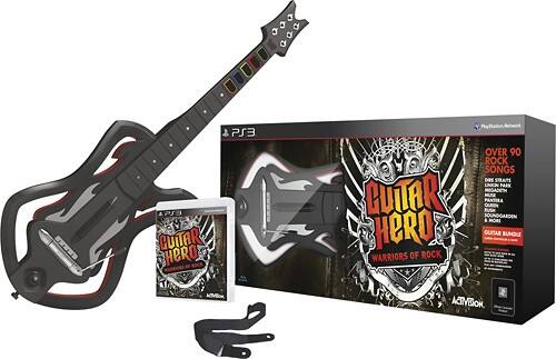 Alt View Standard 1. Activision - Guitar Hero: Warriors of Rock Guitar Bundle for PlayStation 3.