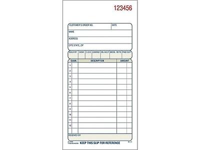 123456
CUSTOMER'S ORDER NO. DATE
NAME
ADDRESS
CITY, STATE, ZIP
SOLD BY CASH LOB CHANGE ON NO CASH NO LOB NO USE 12 PAD DUI QUAS DISCREETIO AMOUNT 1 2 3
1
2
3
4
5
6
7
8
9
10
11
12
KEEP THIS SLIP FOR REFERENCE