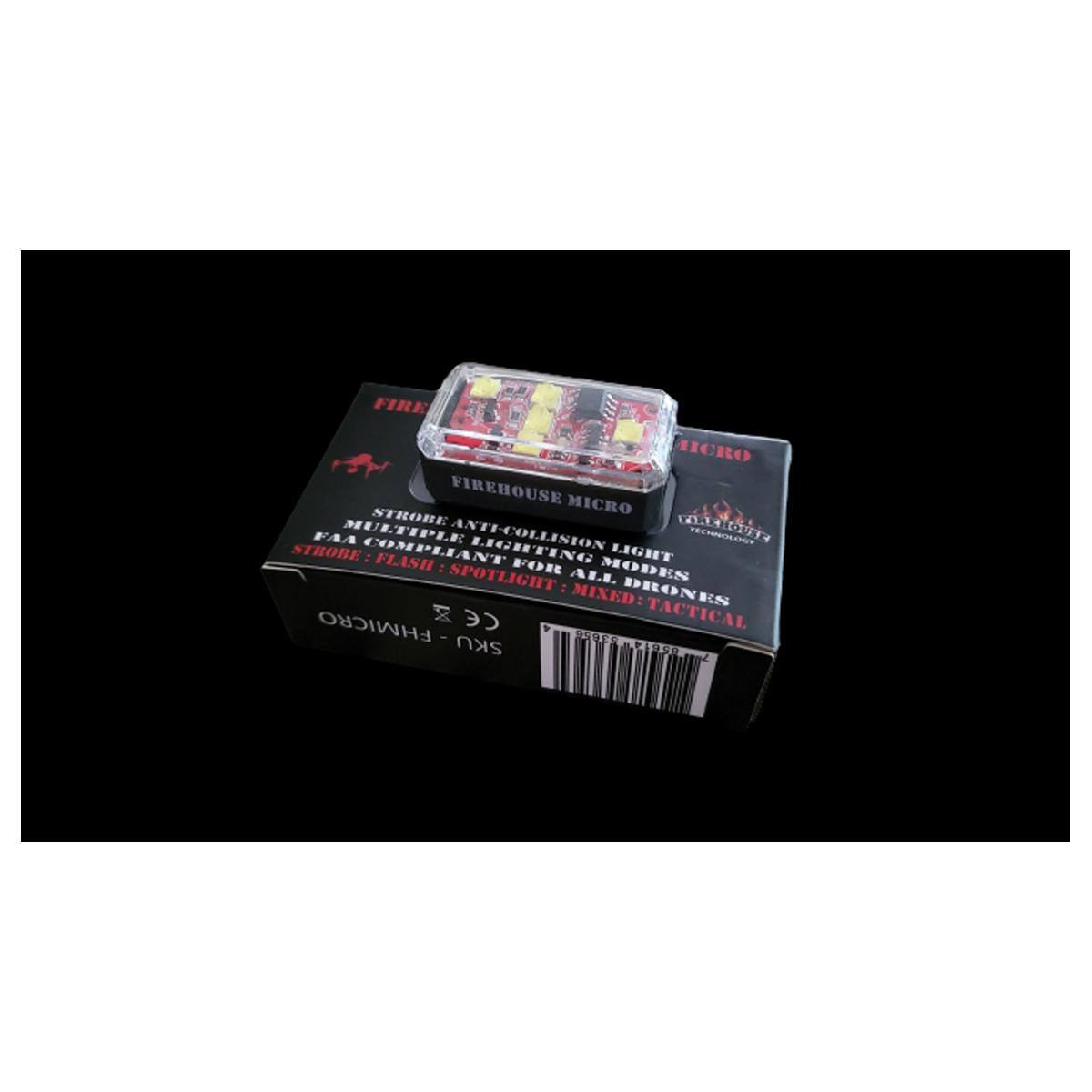 FIREHOUSE MICRO STROBE WEEDUT BLD FA MULTIPLE ANTI-COLLISION TETCOOT DST4 STROBE COMPLIAN FLASH NTT LIGHTING LIGHT 1 SPOTLIGHT FORE ALL MODES : DRONES MIXED: FHMICRO A CE TACTICAL I SKU 1
