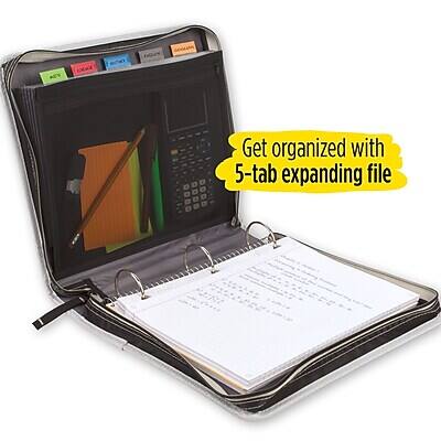 Get organized with 5-tab expanding file