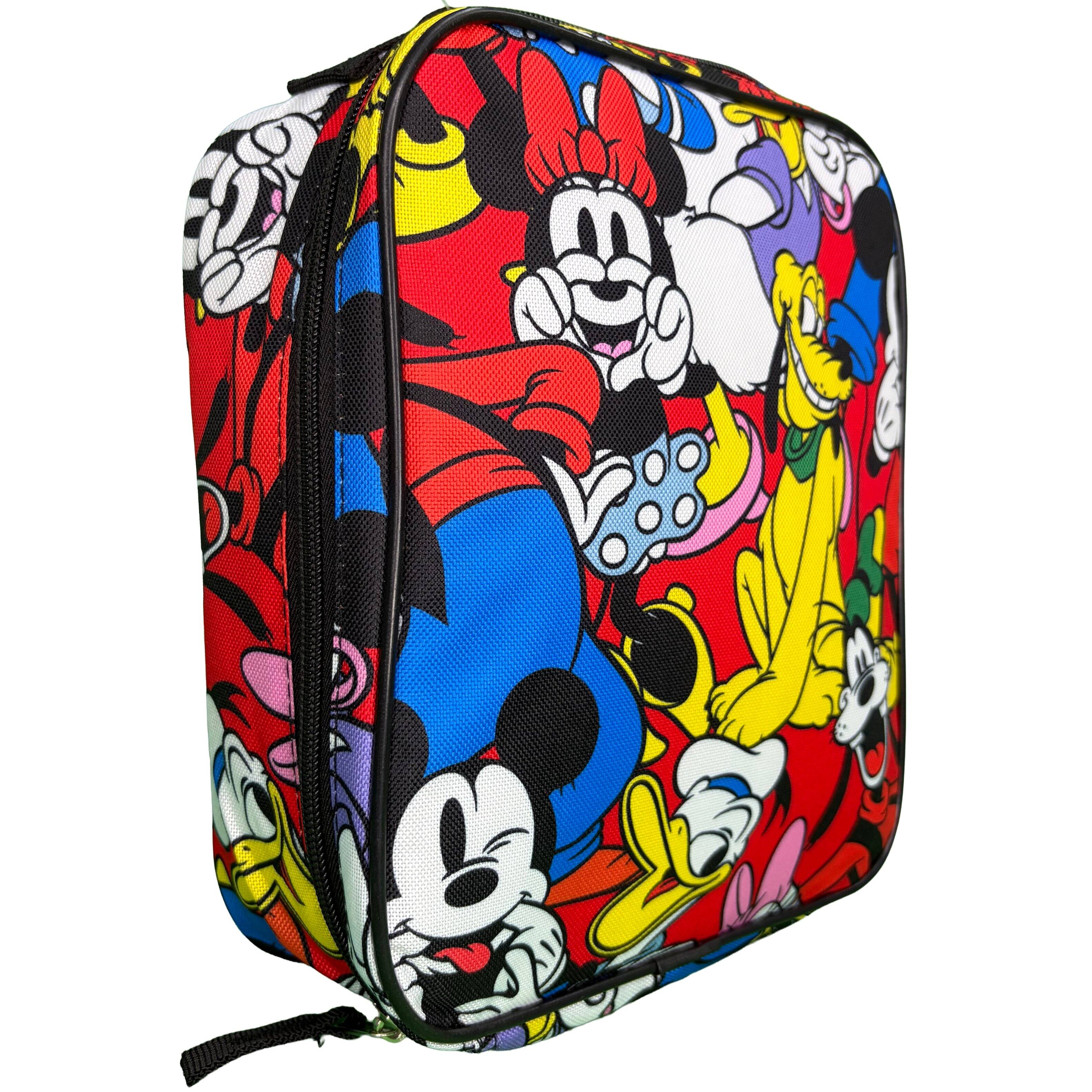 Alt View 2. Disney - Disney Mickey and Friends all over print Kids Insulated Lunch Bag with Handle - Assorted Pre-Pack.