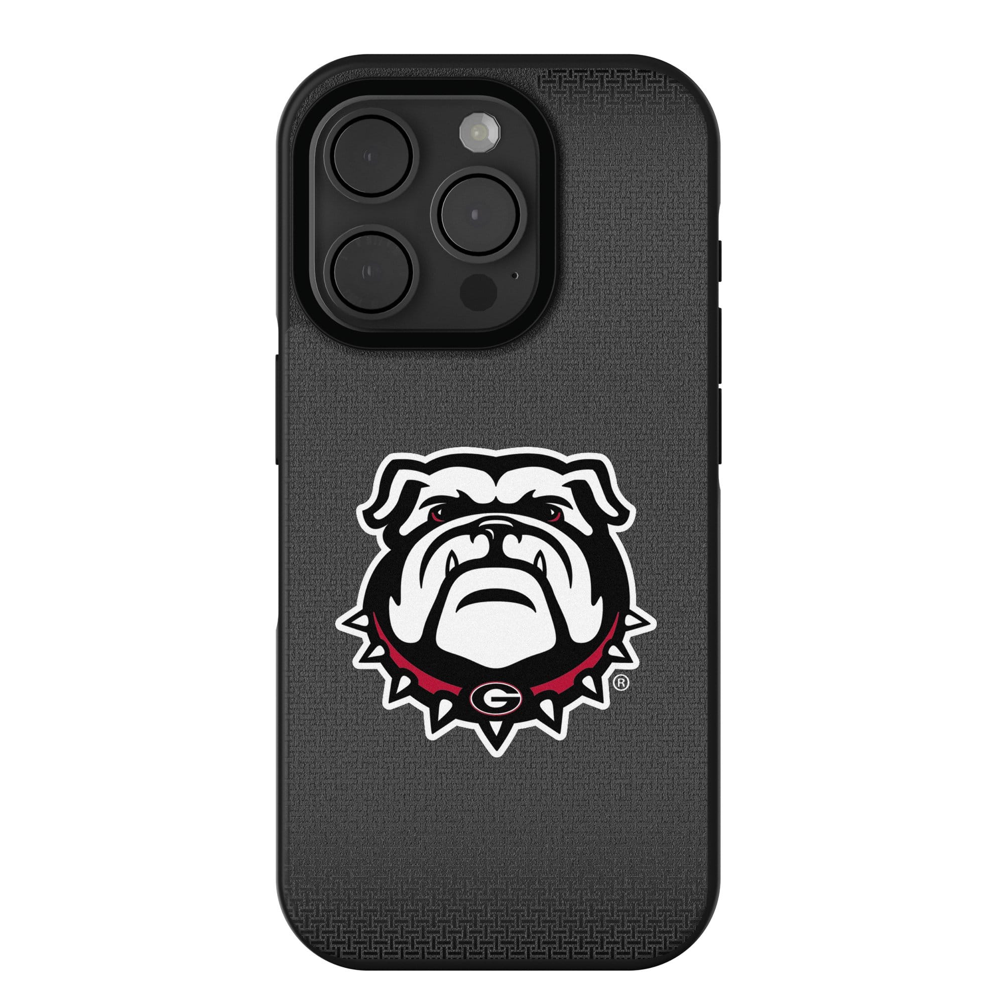 Keyscaper - NCAA - Georgia Bulldogs Linen Logo iPhone Bump Case - 14 Pro Max - Black price history on PriceWatchPro