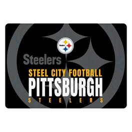 Pegasus - Pittsburgh Steelers 60" x 90" Oversized Slogan Fade Ultra Cozy FAN-mily Blanket - Multicolor
