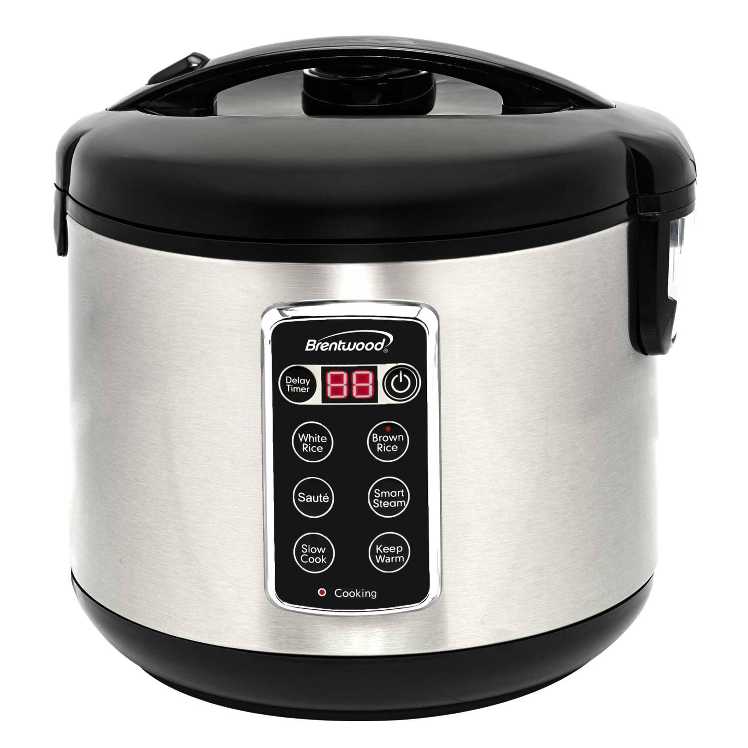 Brentwood - Rc-5116ds 7-function Electric Smart Multi-cooker (16 Cup) - Silver