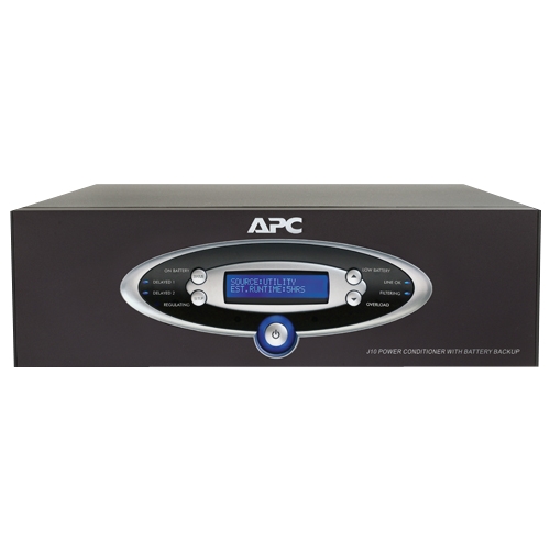 APC - AV J-Type 1kVA Power Conditioner / UPS Battery Backup Device - Black