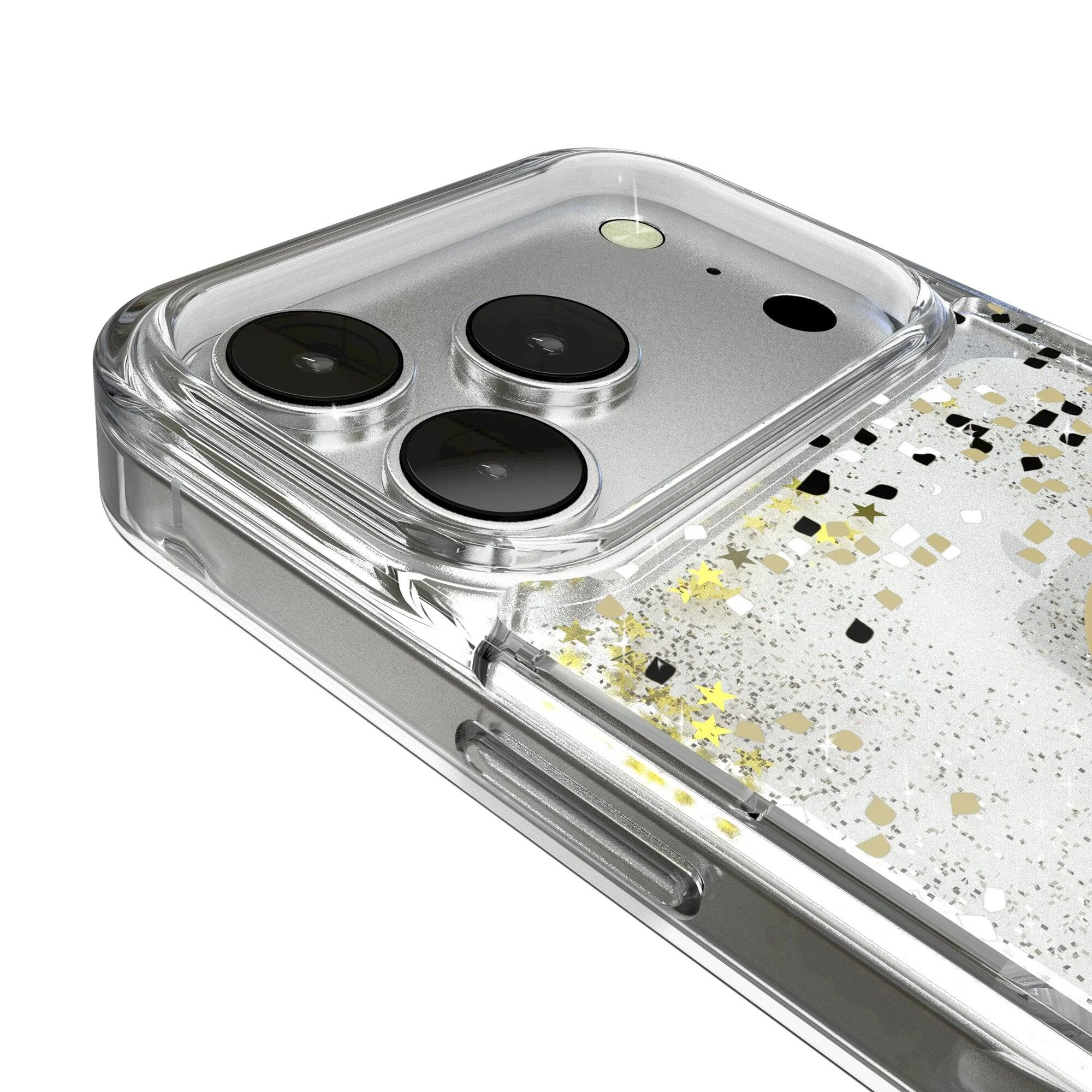 Alt View 2. Keyscaper - Colorado Buffaloes iPhone Glitter Case with Confetti Design - 16 Pro - Multicolor.