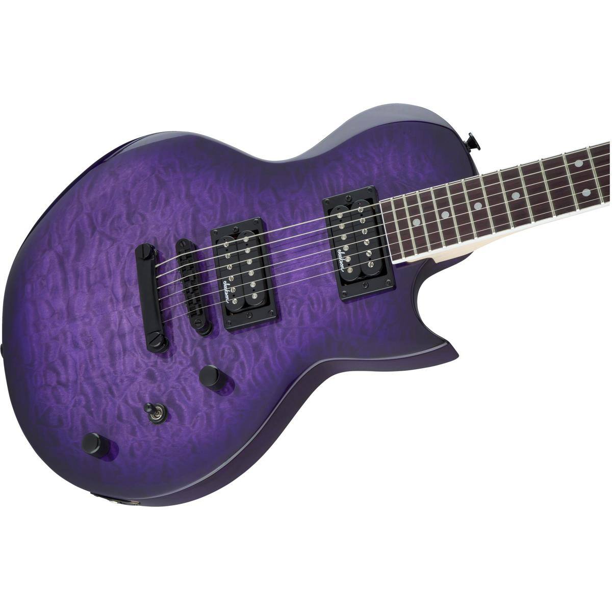 Alt View 5. Jackson - Jackson JS Monarkh SC JS22Q Electric Guitar, Transparent Purple Burst.