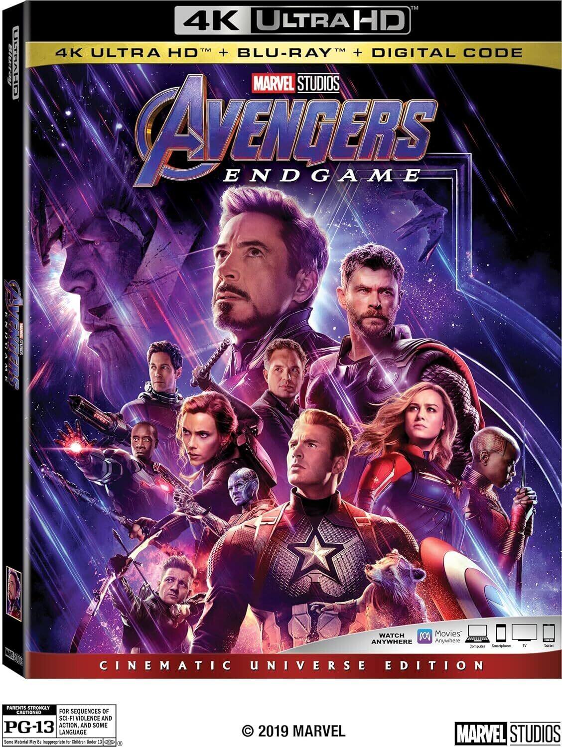 Alt View 1. Avengers: Endgame   - 4K Blu-Ray.