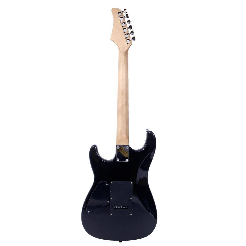 Left. Winado - 39 Inch Full Size Electric Guitar GST-E Double Pickup 6 Strings School Band with Bag for Beginner student Band.