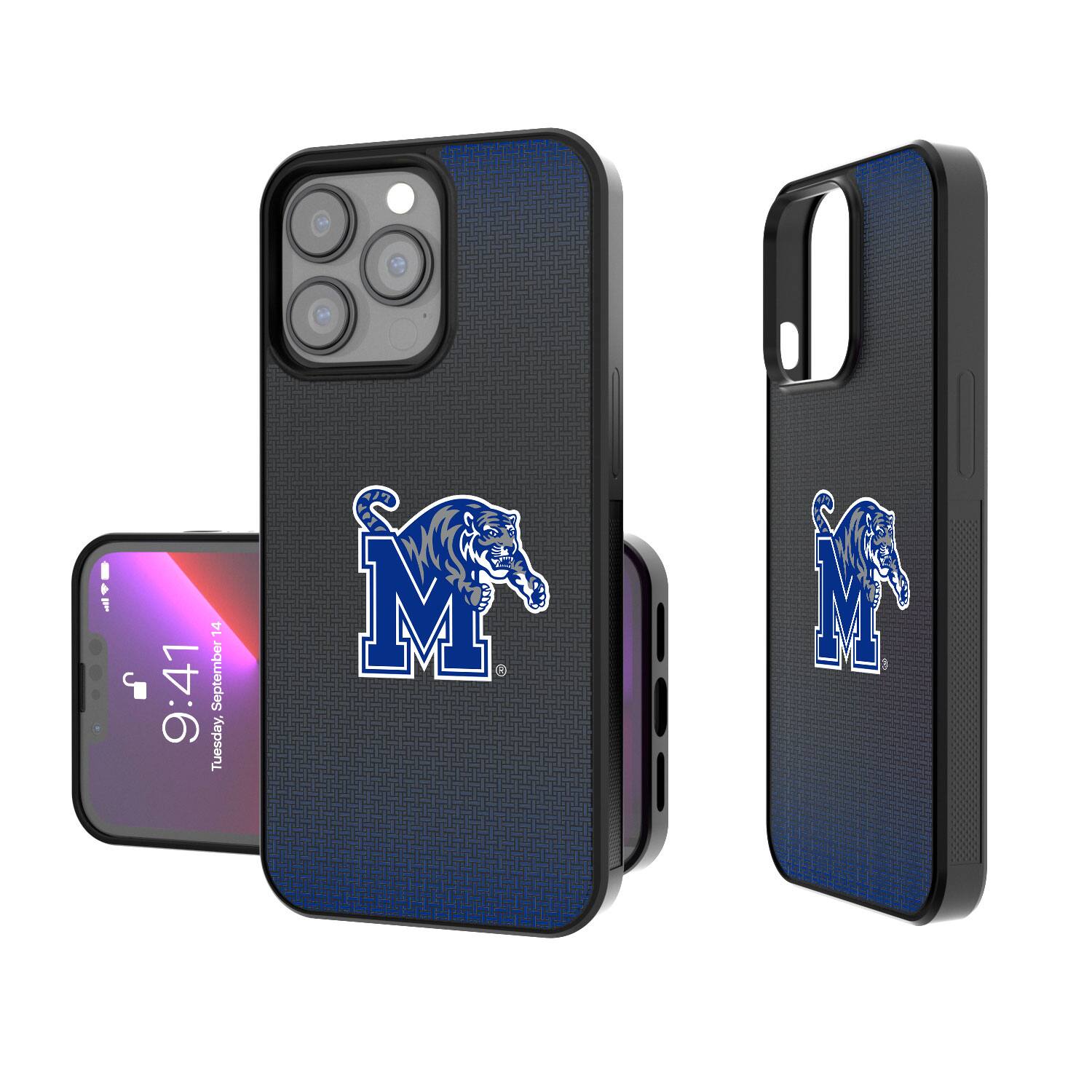 Keyscaper - NCAA - Memphis Tigers Linen Logo iPhone Bump Case - 15 Pro Max - Black price history on PriceWatchPro