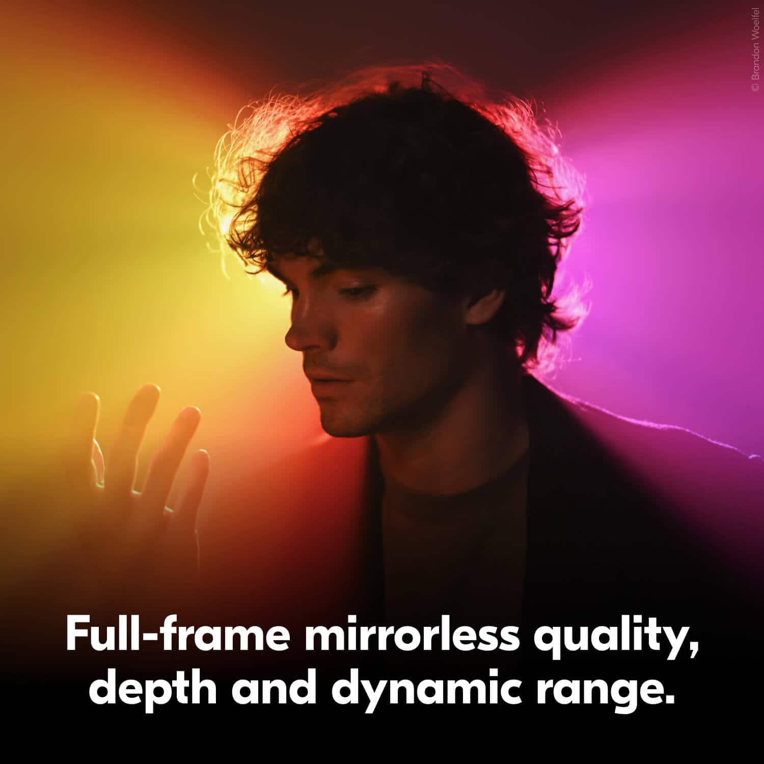 Full-frame mirrorless quality, depth and dynamic range.